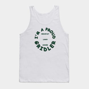 I'm a Proud Gridler Green Tank Top